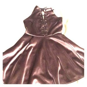 Sexy Gothic Velvet Dress